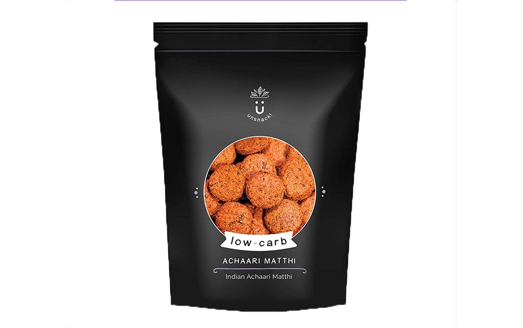 Unsnack Low-Carb Achaari Matthi    Pack  150 grams